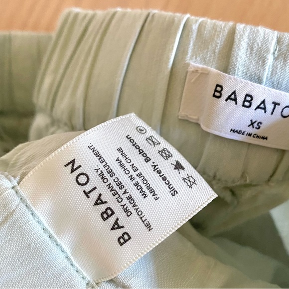 Aritzia babaton day linen pants mint green - Picture 7 of 10